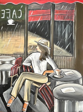 Image of Waiting At The Cafe 8